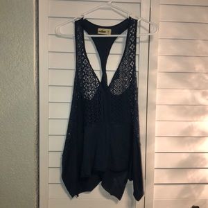 FLOWY LACE TANK